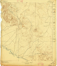 Shafter 1896 topographic map preview