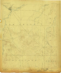 San Angelo 1892 topographic map thumbnail