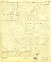 Kerrville 1894 topographic map thumbnail