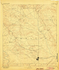 Lampasas 1894 topographic map preview