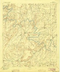 Palo Pinto 1891 topographic map thumbnail