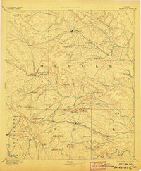 Gatesville 1894 topographic map thumbnail