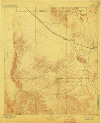 Marfa 1895 topographic map preview