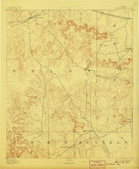 Sweetwater 1893 topographic map thumbnail