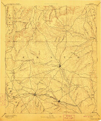 Stephenville 1890 topographic map thumbnail