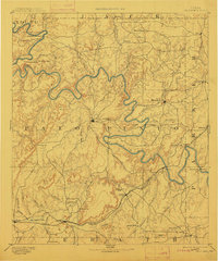 Palo Pinto 1891 topographic map thumbnail