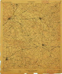 San Marcos 1911 topographic map thumbnail