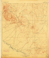 Shafter 1896 topographic map preview