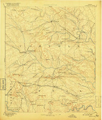 Gatesville 1894 topographic map thumbnail