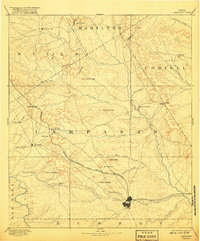 Lampasas 1894 topographic map thumbnail