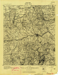 Llano 1918 topographic map preview