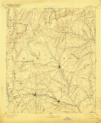 Stephenville 1890 topographic map thumbnail