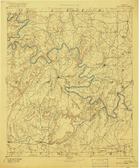 Palo Pinto 1891 topographic map thumbnail