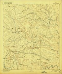 Gatesville 1894 topographic map thumbnail