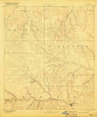 Kerrville 1894 topographic map thumbnail