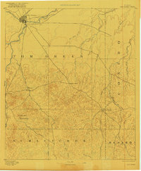 San Angelo 1892 topographic map thumbnail
