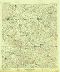 San Marcos 1911 topographic map preview