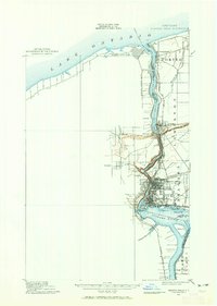 Niagara Falls 1900 topographic map thumbnail