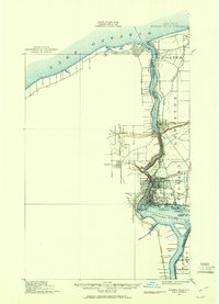 Niagara Falls 1900 topographic map thumbnail