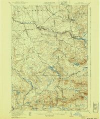 Nicholville 1921 topographic map preview