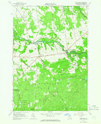 Nicholville 1964 topographic map thumbnail