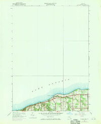 Ninemile Point 1952 topographic map thumbnail