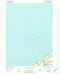 North Of Dunkirk 1955 topographic map thumbnail