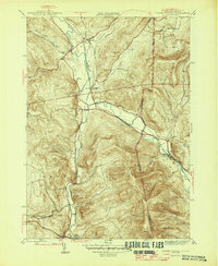 North Pownal 1946 topographic map thumbnail