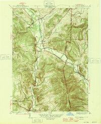 North Pownal 1946 topographic map thumbnail
