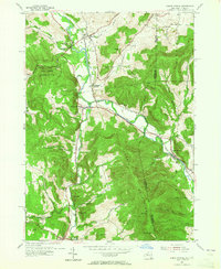 North Pownal topographic map thumbnail