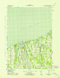 North Wolcott 1943 topographic map thumbnail