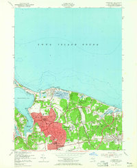 Northport 1954 topographic map thumbnail