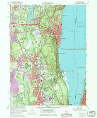 Nyack 1967 topographic map thumbnail