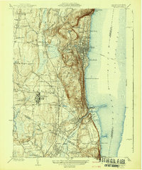 Nyack 1942 topographic map thumbnail