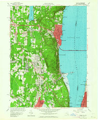 Nyack 1957 topographic map thumbnail