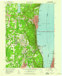 Nyack 1957 topographic map thumbnail