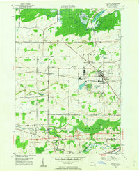 Oakfield 1950 topographic map thumbnail