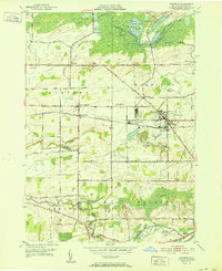 Oakfield 1952 topographic map thumbnail