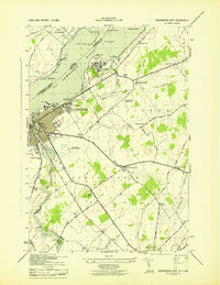 Ogdensburg East 1943 topographic map thumbnail