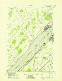 Ogdensburg West 1943 topographic map thumbnail