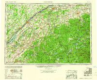 Ogdensburg 1961 topographic map thumbnail