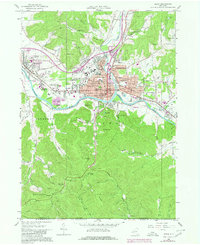 Olean 1961 topographic map thumbnail