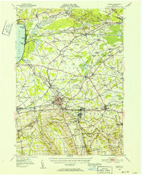 Oneida 1946 topographic map thumbnail