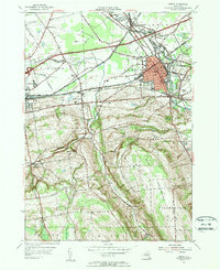 Oneida 1955 topographic map thumbnail