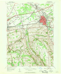 Oneida 1955 topographic map thumbnail