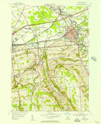 Oneida 1955 topographic map thumbnail