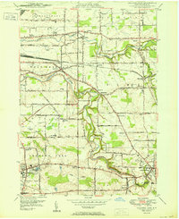 Orchard Park 1950 topographic map thumbnail