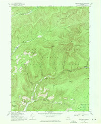 Peekamoose Mtn 1969 topographic map thumbnail