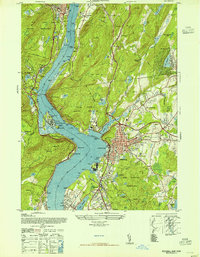 Peekskill 1947 topographic map preview