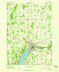Penn Yan 1942 topographic map thumbnail